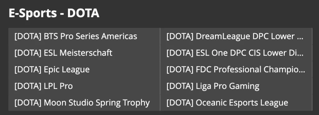 Campeonatos de Dota2 en Inkabet Perºu