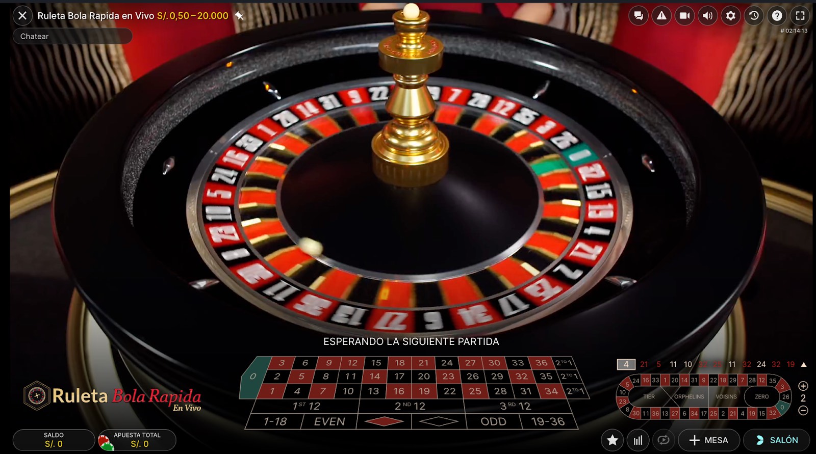 ruleta casino en vivo online