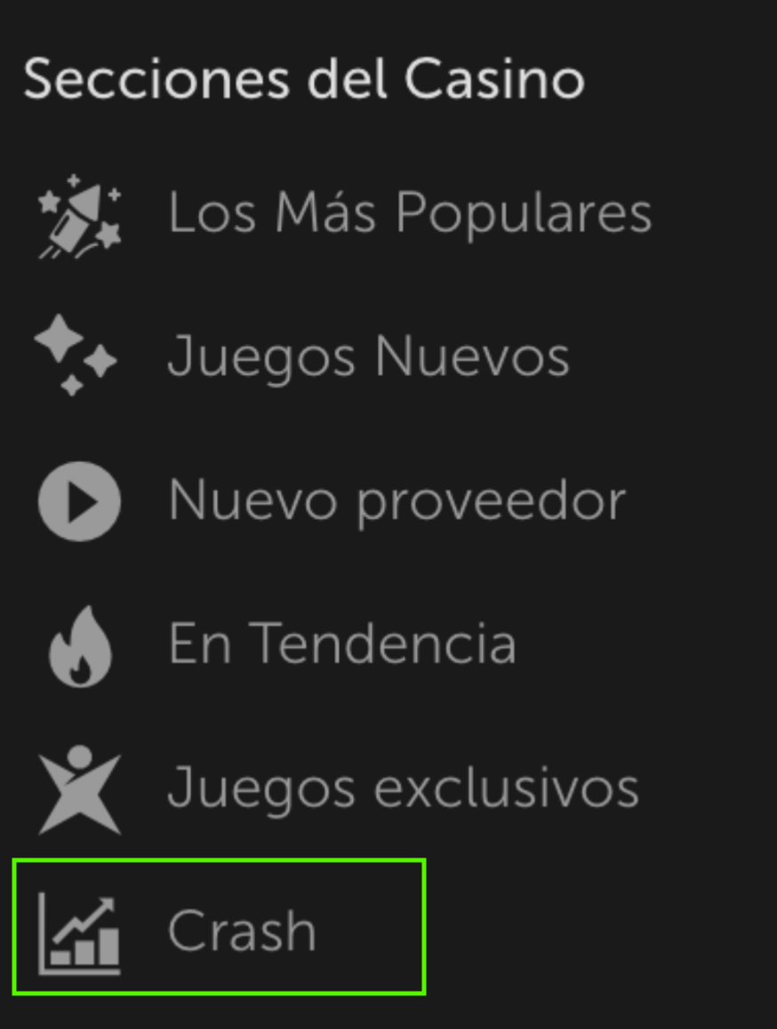 juegos de crash en Betsafe
