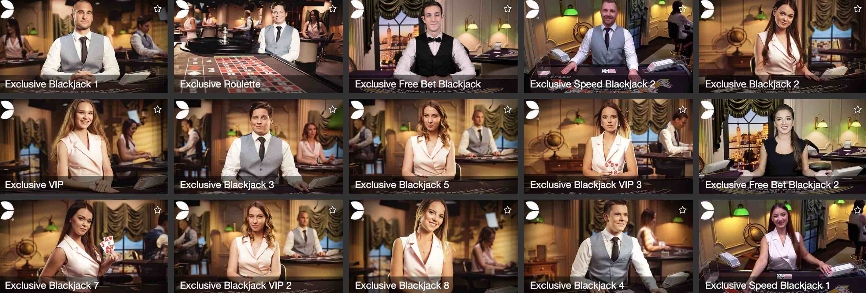 mesas exclusivas en inkabet casino