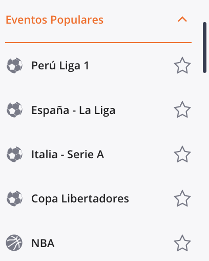 competiciones en betsson