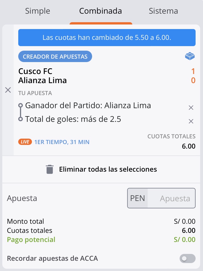 creador de apuestas betsson