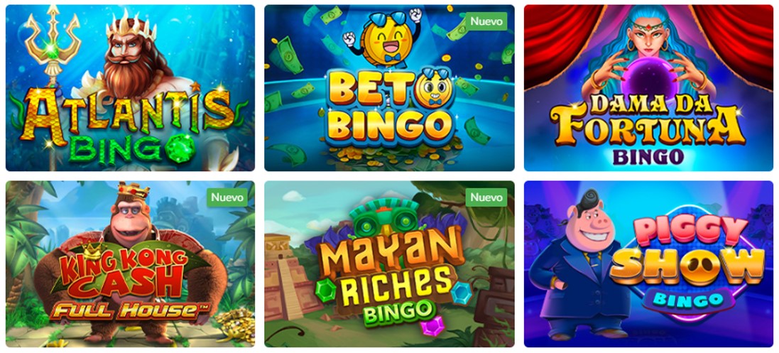 revisando juego de bingo en somos casino