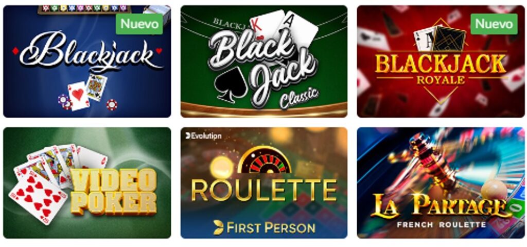revisando juegos de mesa en somos casino