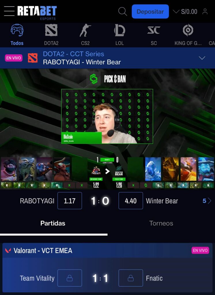 retabet app seccion esports